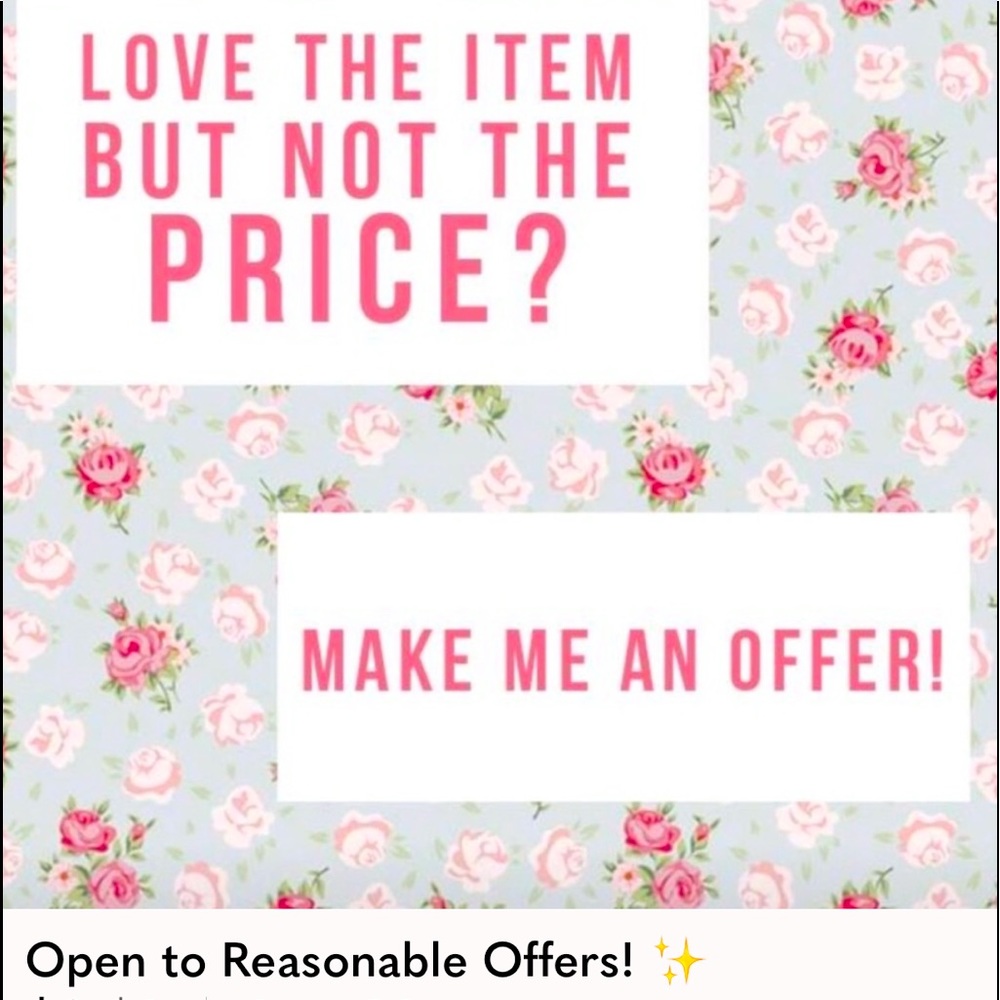 Reasonable offers ! 🙏🏼💛☀️🦋